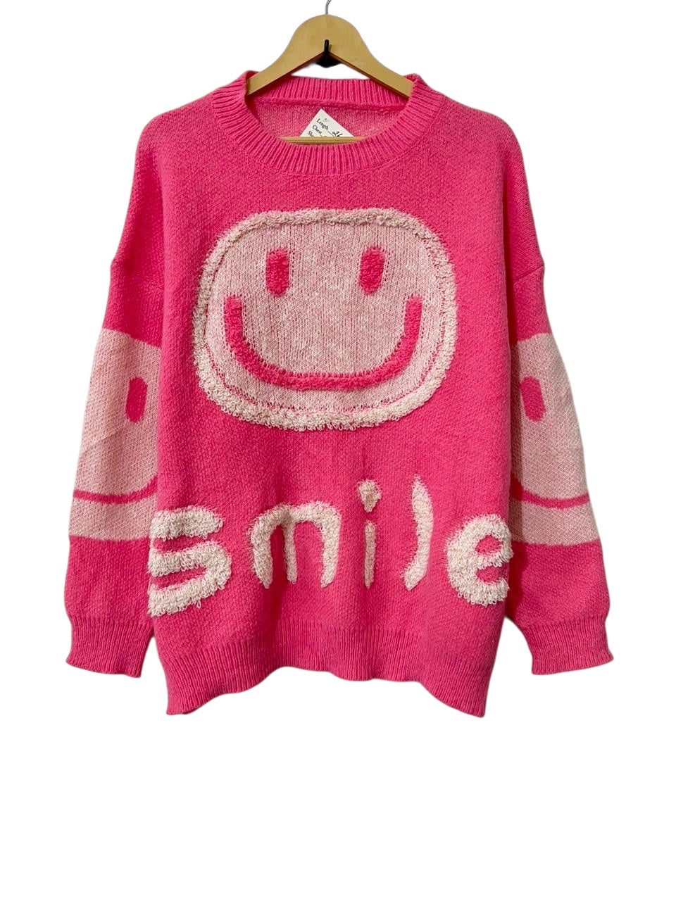 Pink Smile Sweater