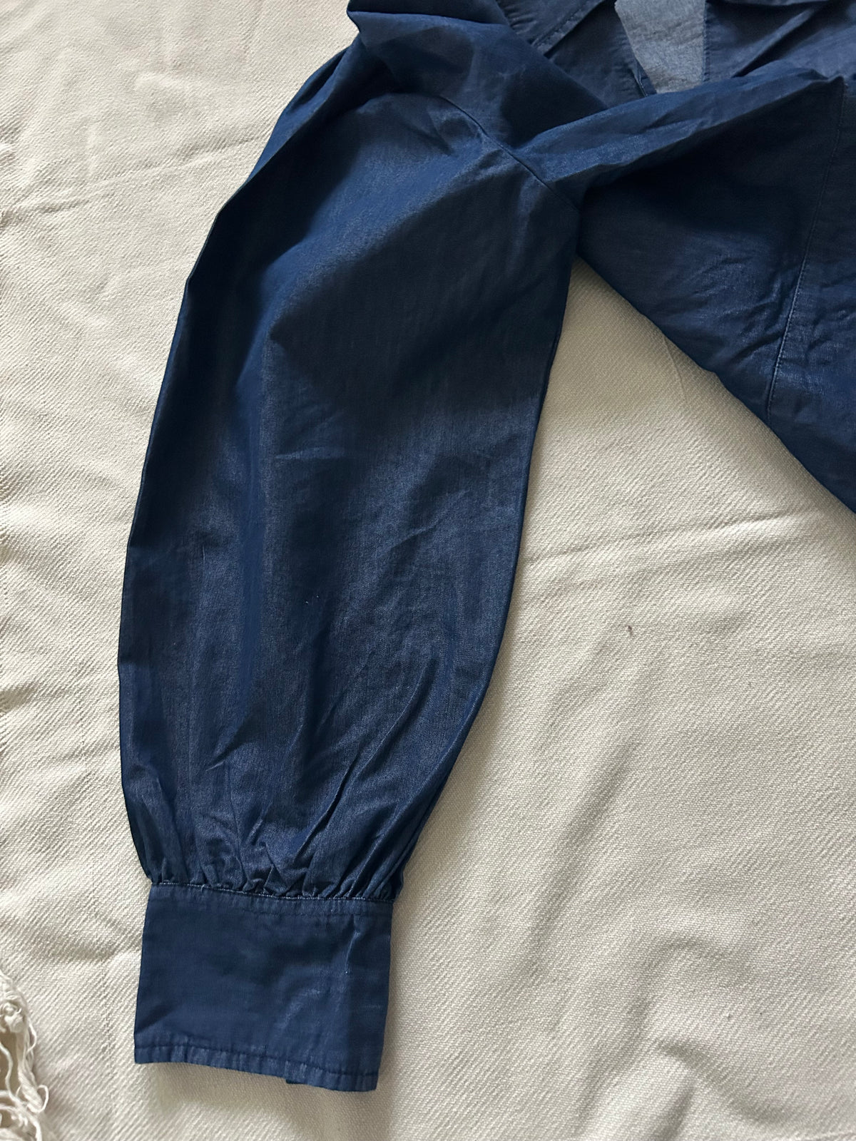 Denim Cotton Top