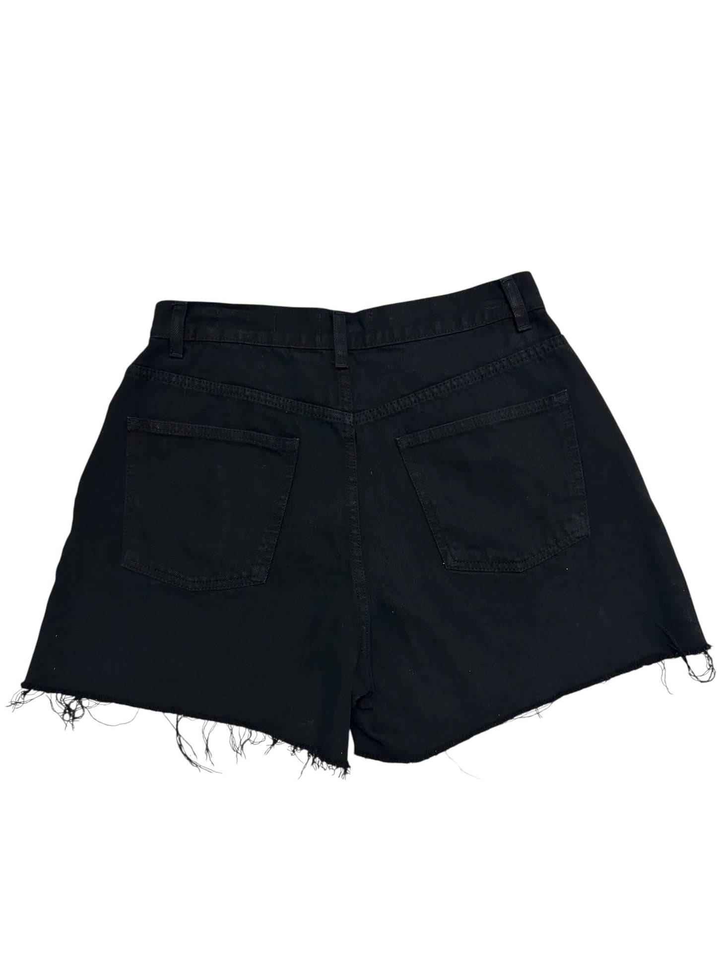 Black Denim Shorts