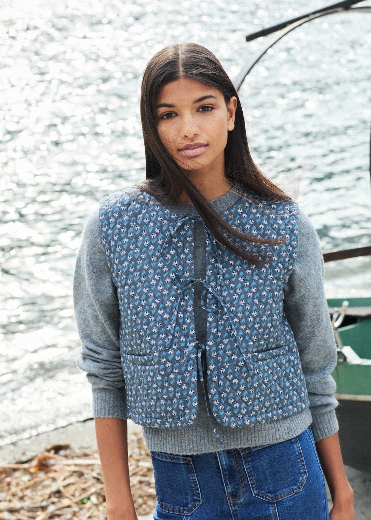 MANGO Teen quilted gilet Vest