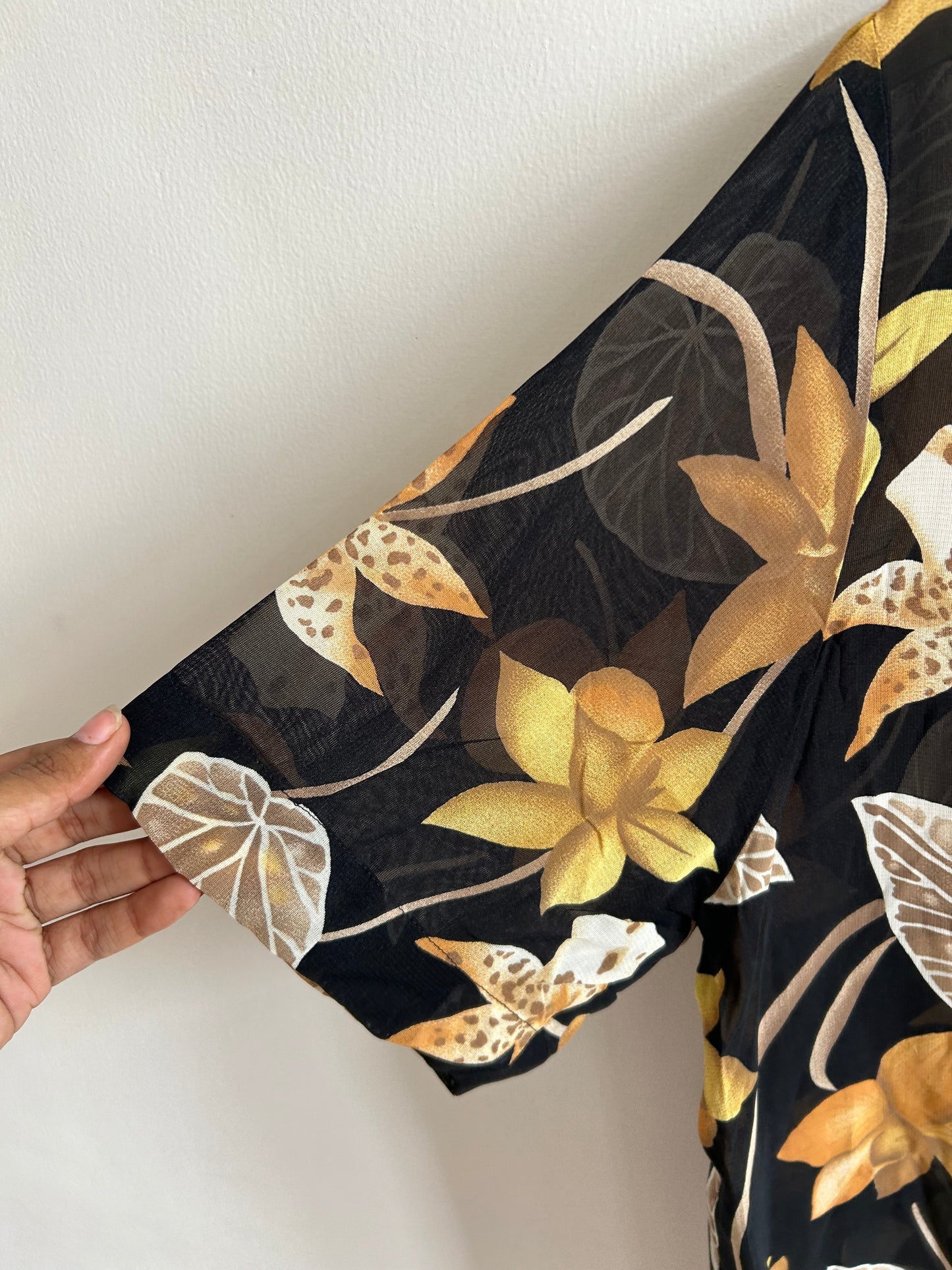 Leafy Print Shirt