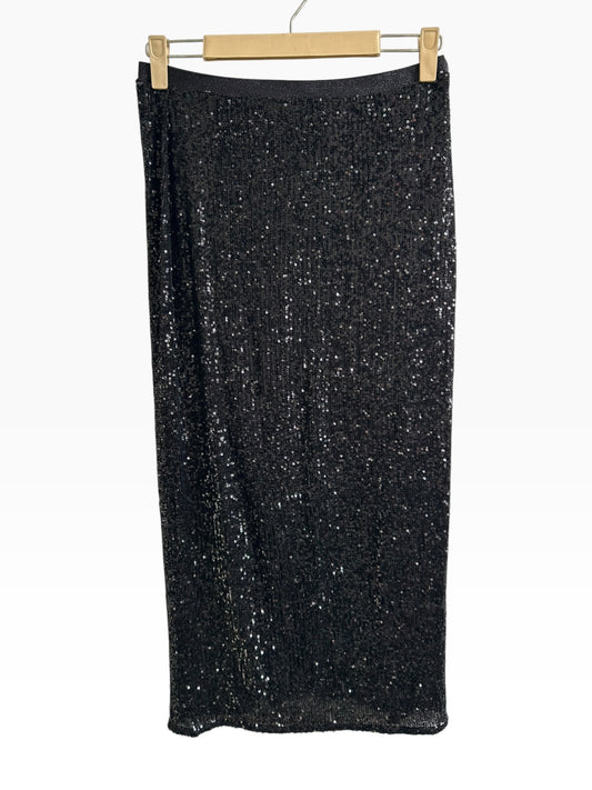 Black Shimmer Skirt