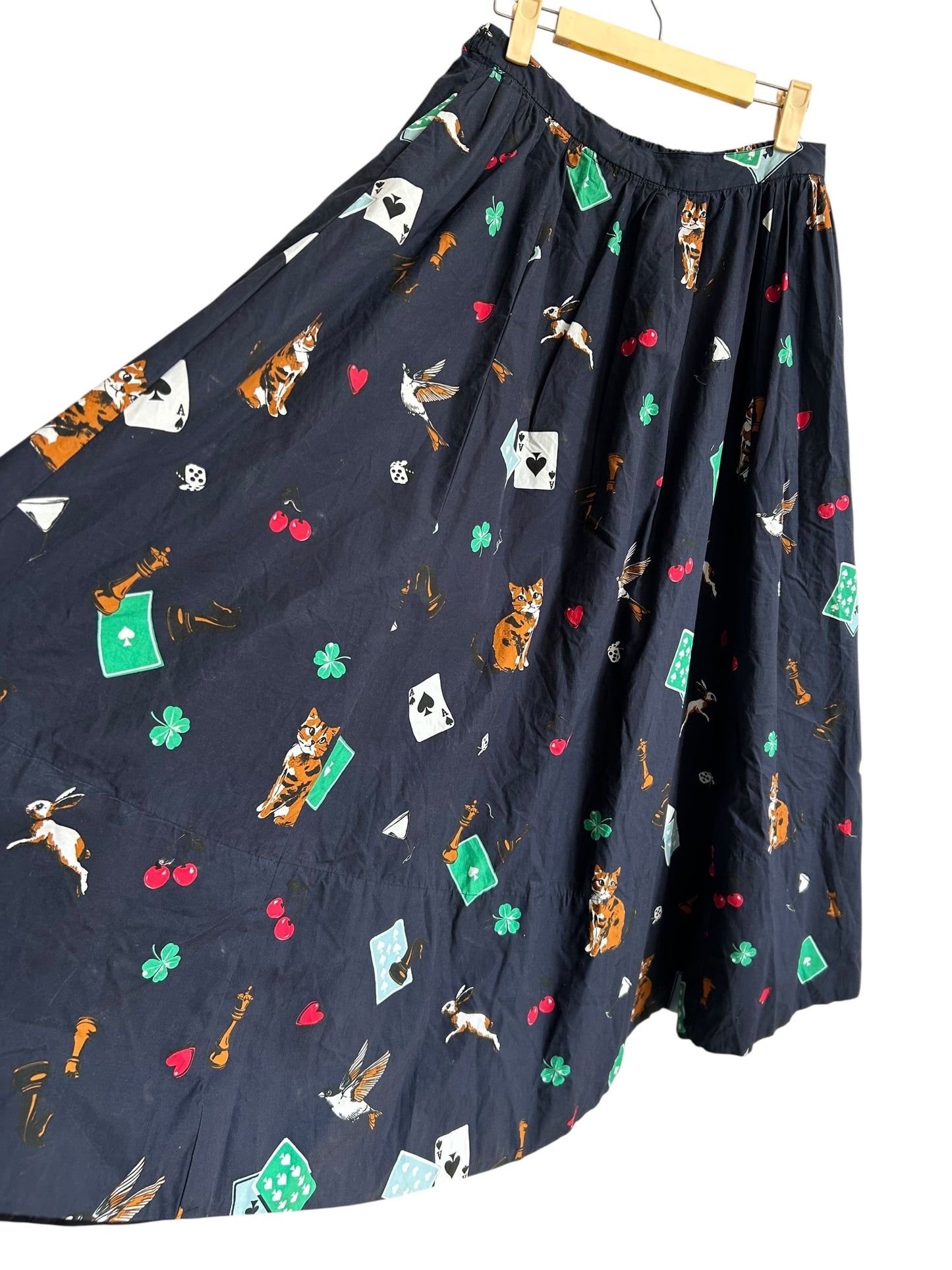 Poplin Printed Skirt