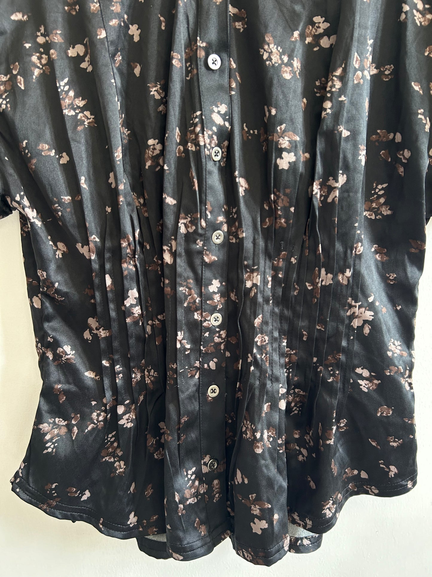 Pleated Waisted Blouse