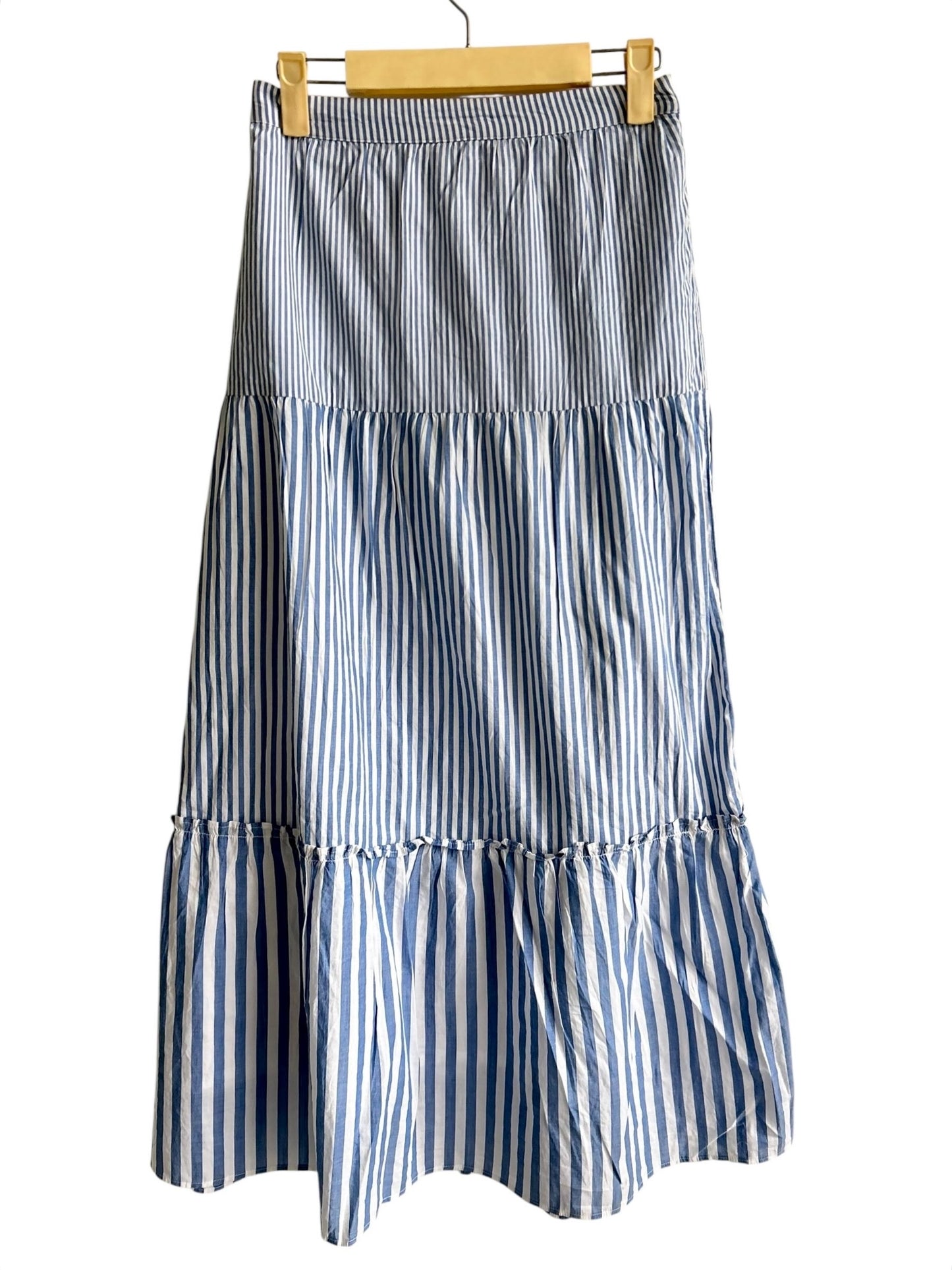 Striped Cotton Skirt