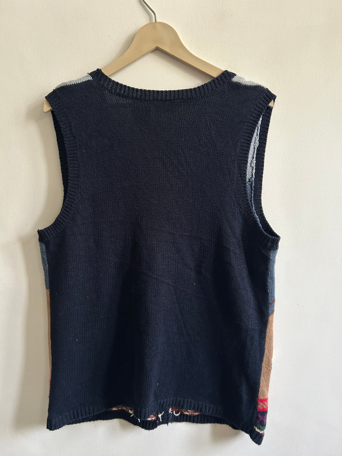 Vintage Countryside Farm Sheep Knit Vest