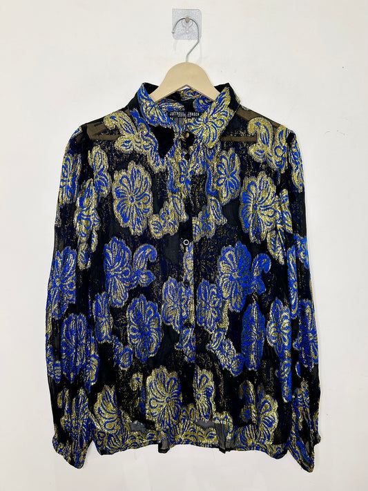 Floral Metallic Shirt