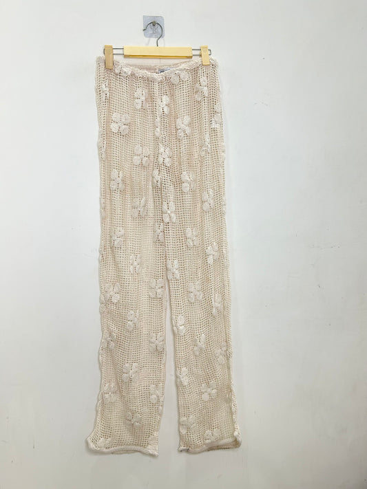 Crochet Beige Pants