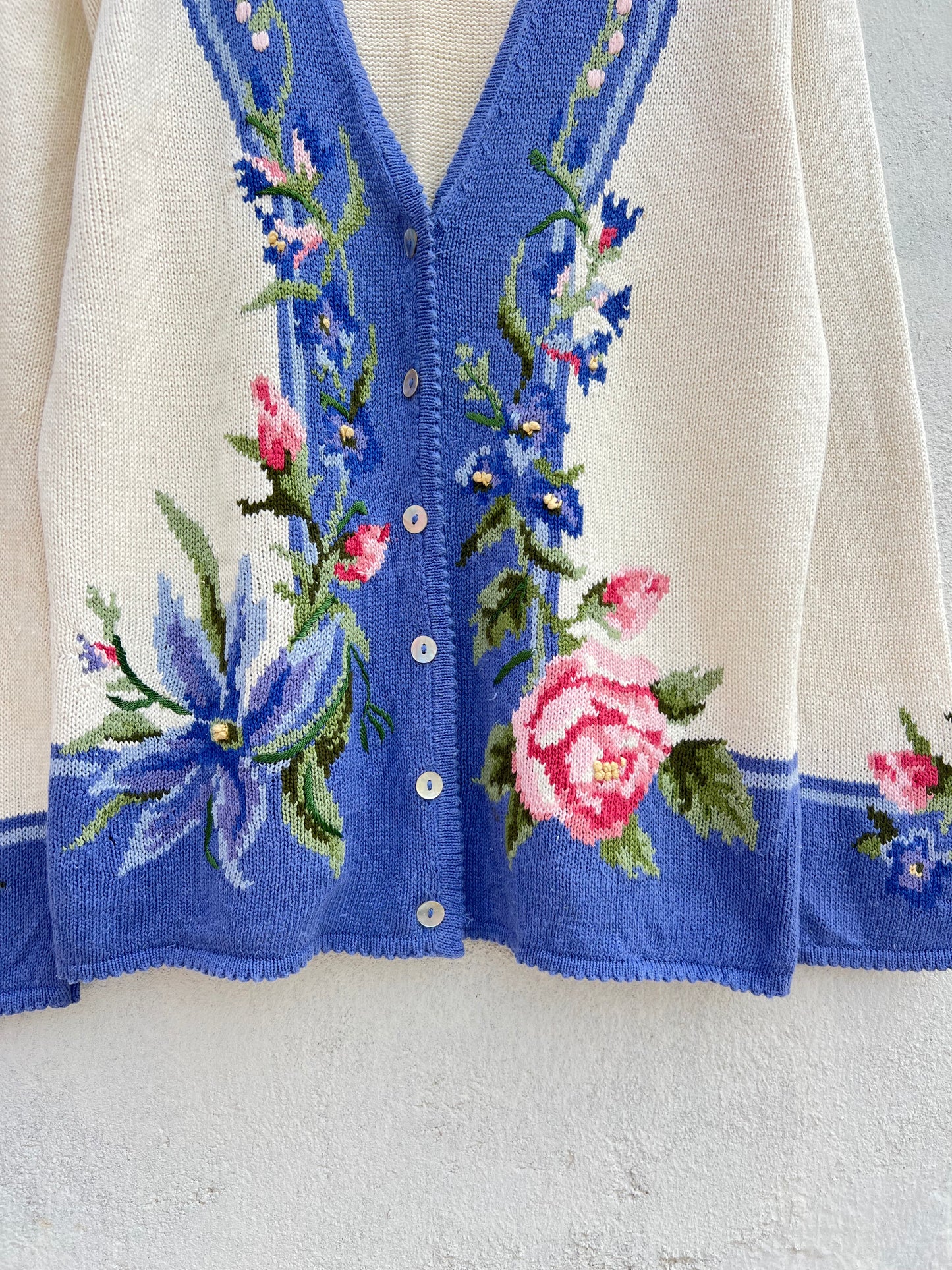 Susan Bristol Floral Sweater