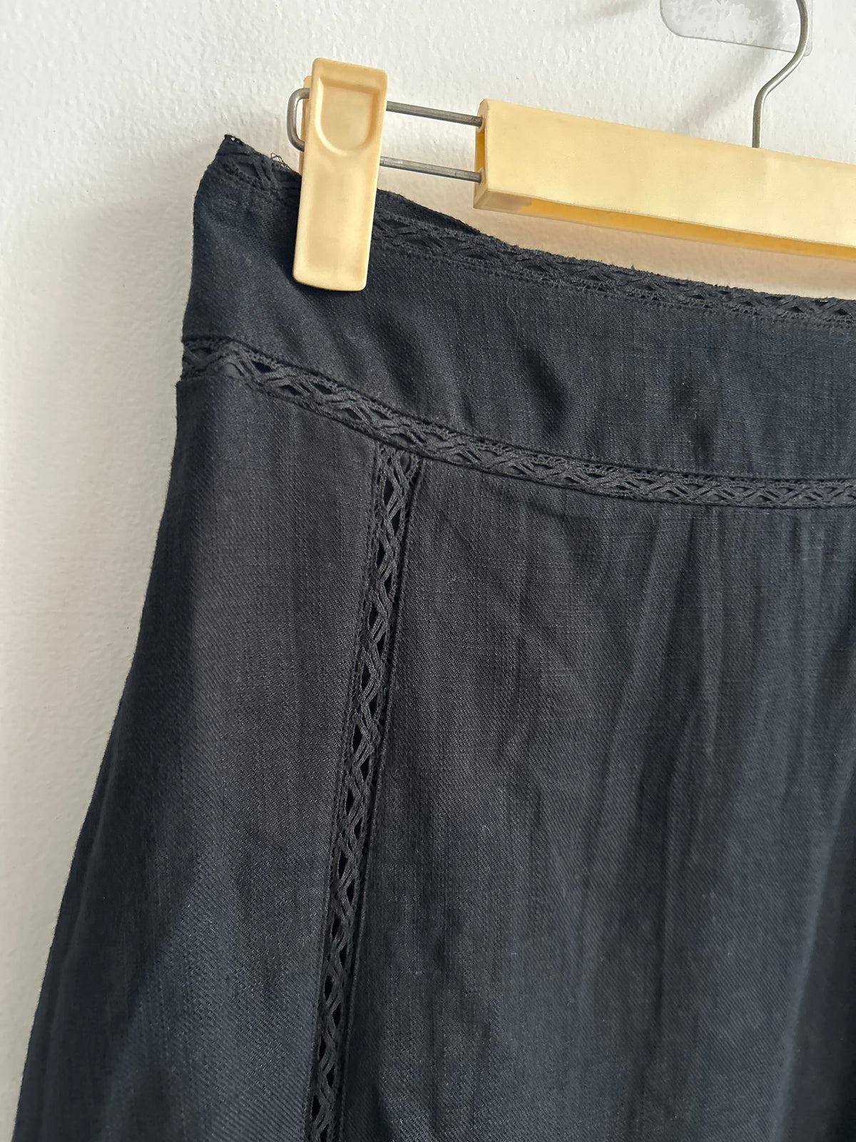 Cotton Black Skirt