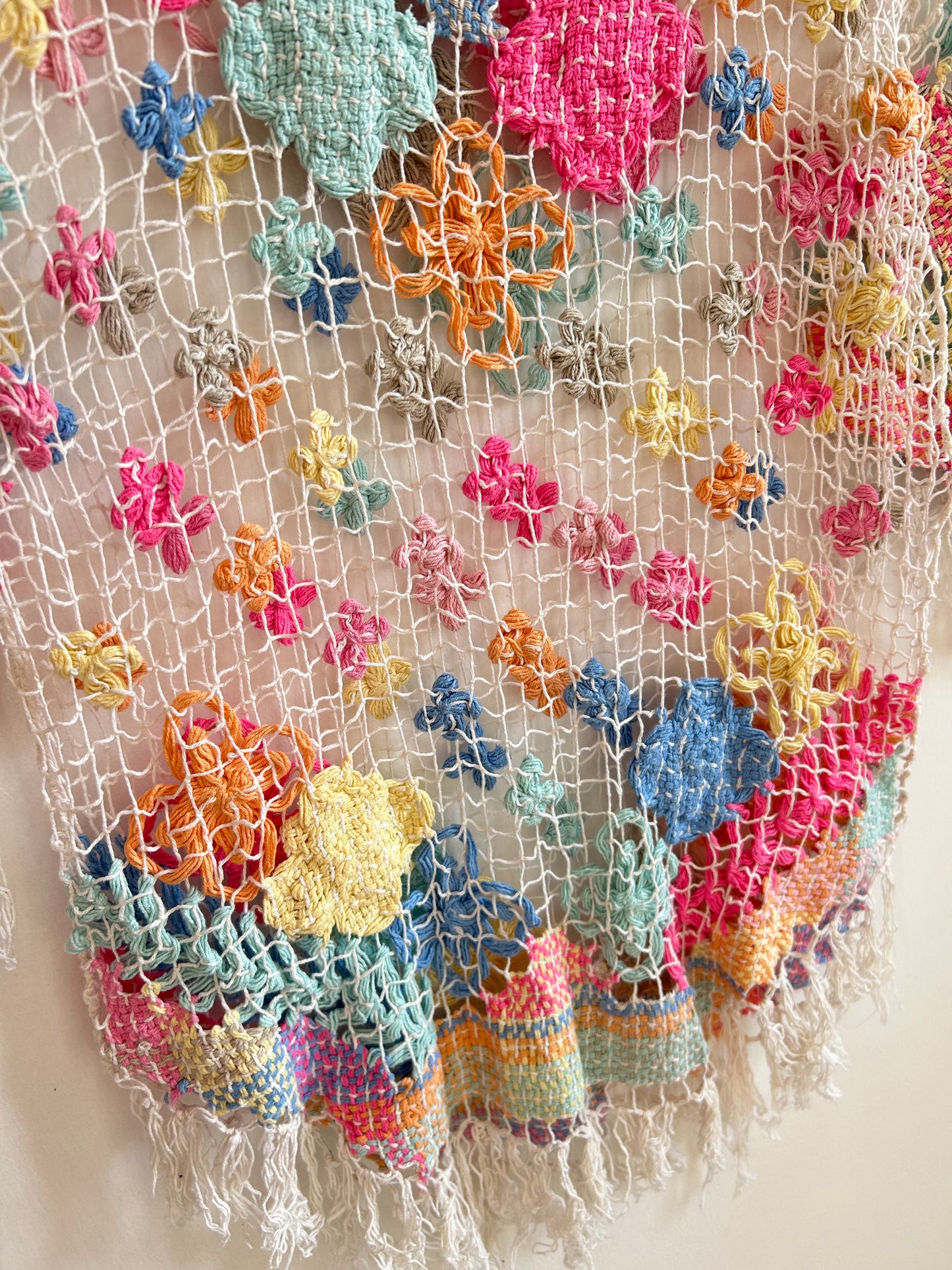 Floral Pastel Crochet Top