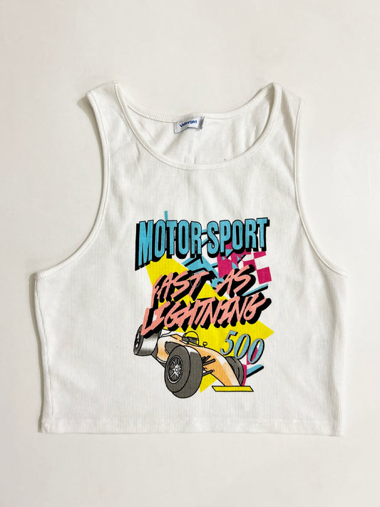 Motor Sport Crop Top