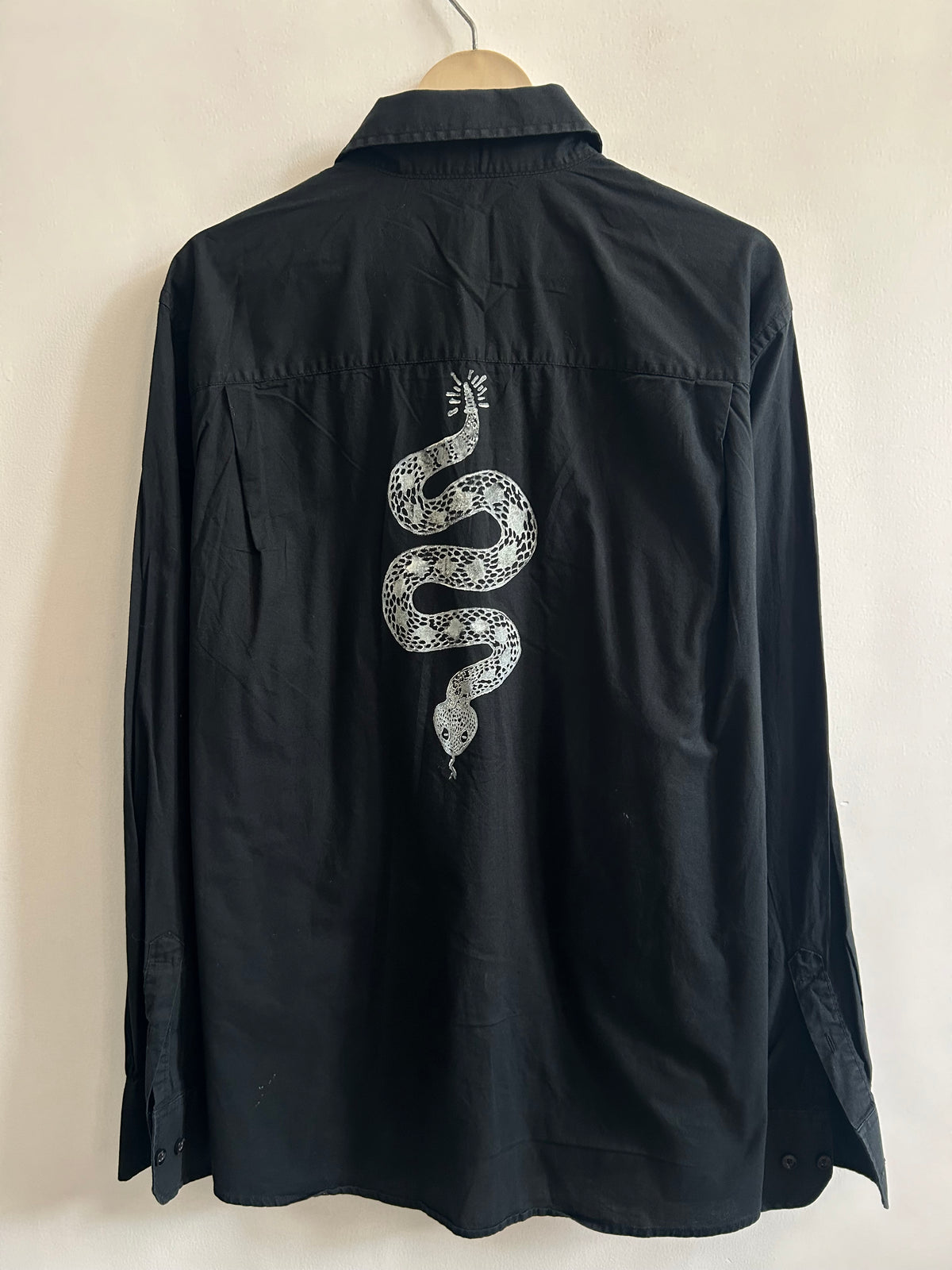 Snake Cotton Shirt: 50”