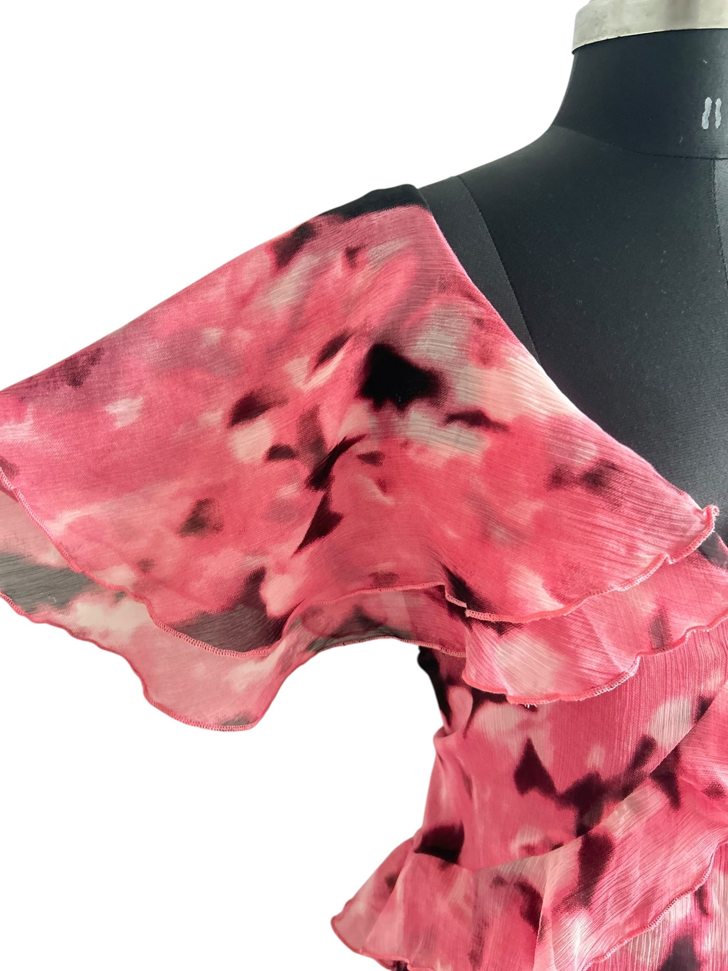 BOOHOO Ruffle Dress