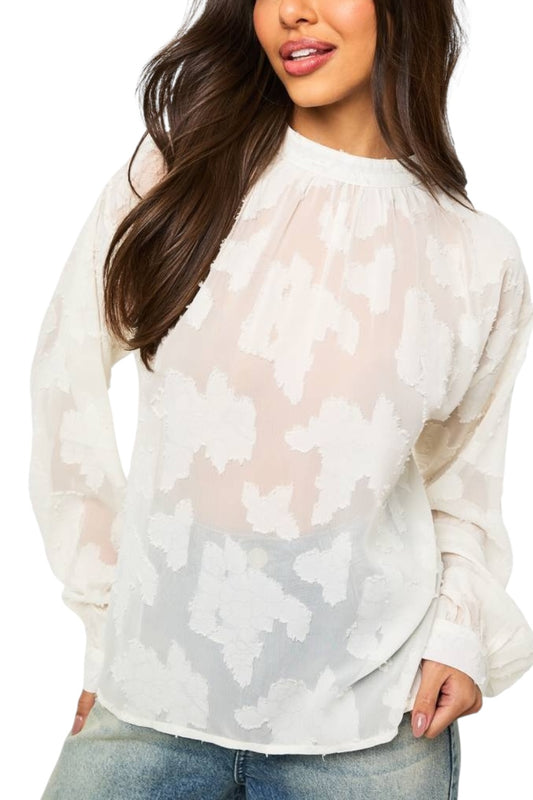 BOOHOO Floral Pattern Top