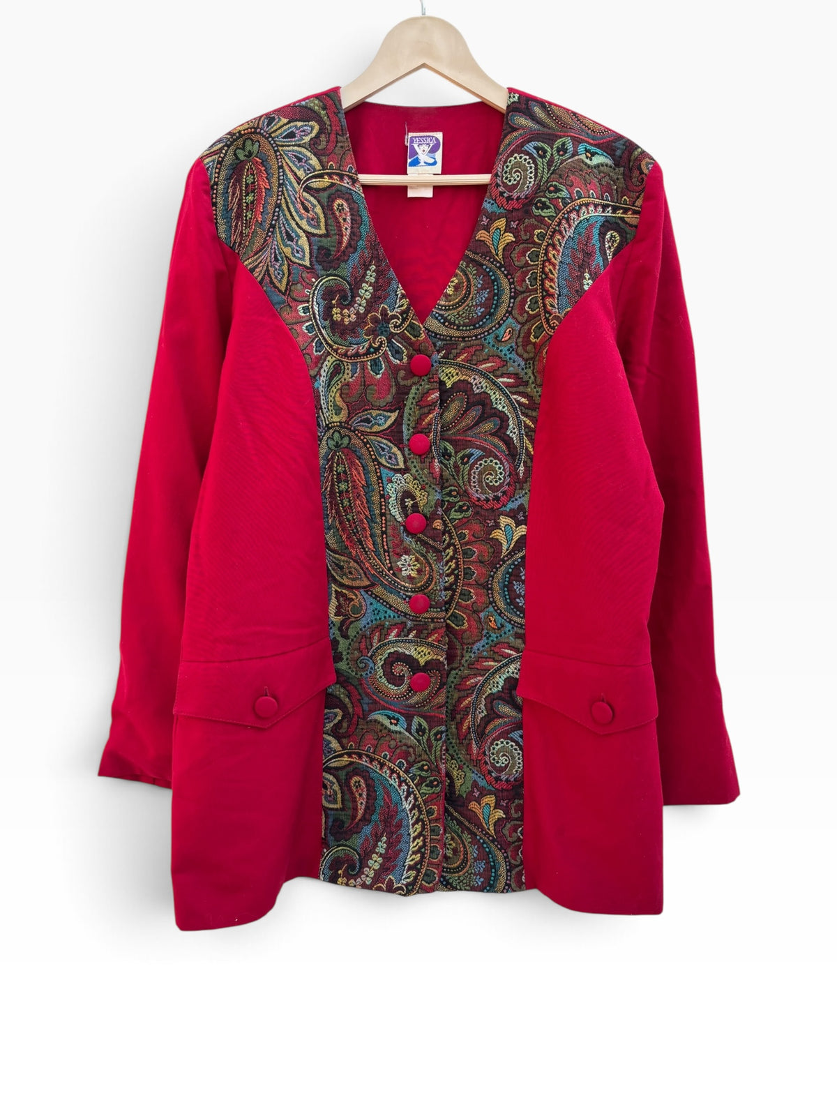 Yessica Paisley Vintage Jacket: 42”