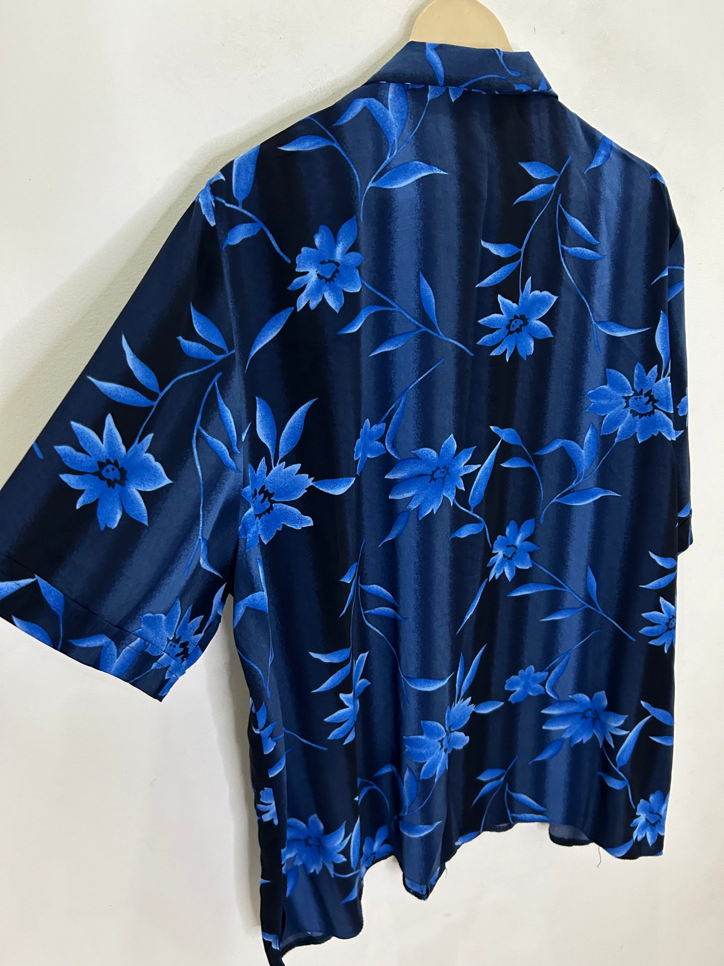 Printed Floral Shirt: Chest-48”