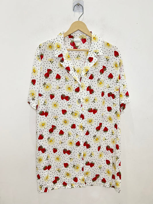 Strawberry Print Shirt