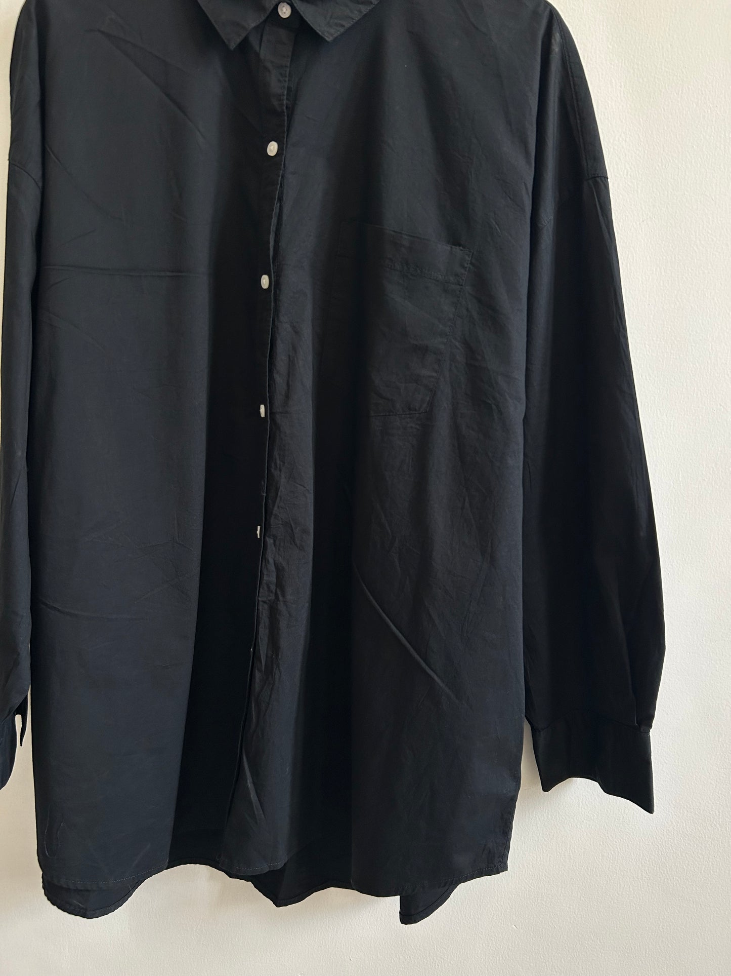 Black Cotton Shirt