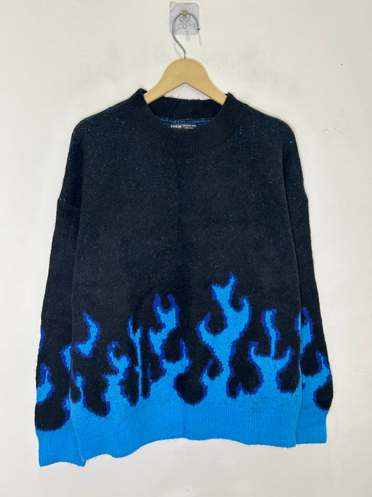 Blue Fire Sweater