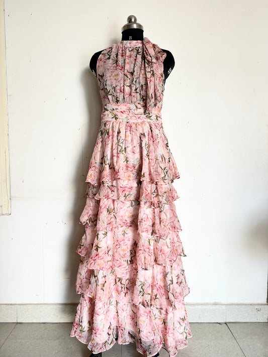 Ruffle Floral Dress