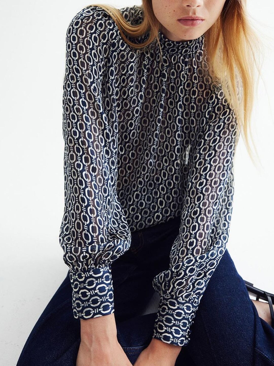 H&M Patterned Blouse