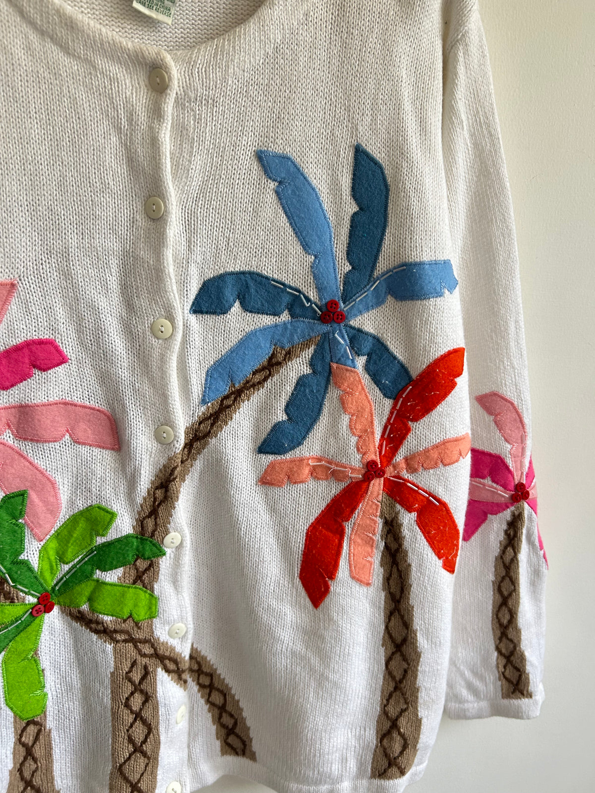 Palm Sequence Sweater