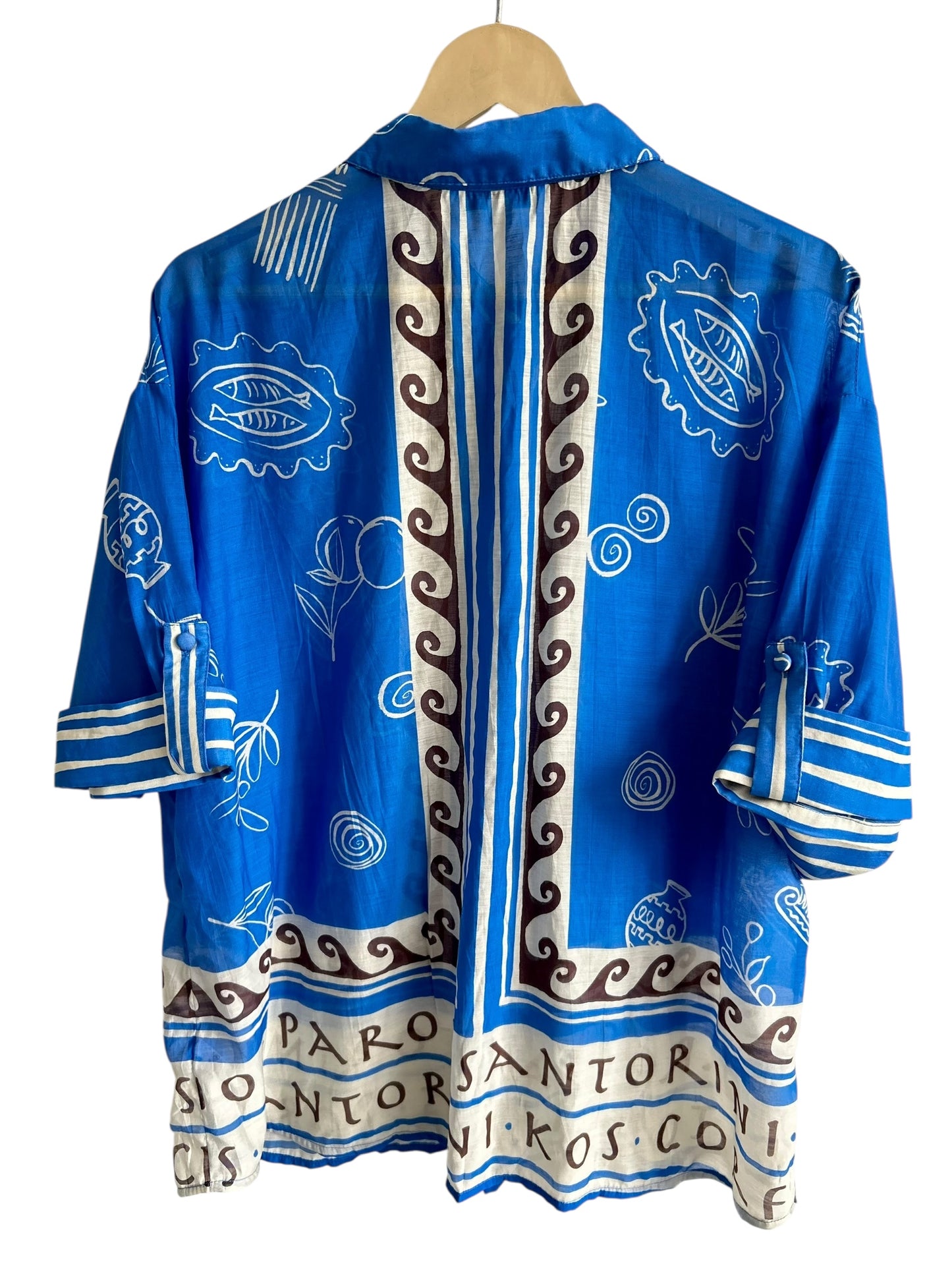NEXT Greek Print Co Ord Set: Blue