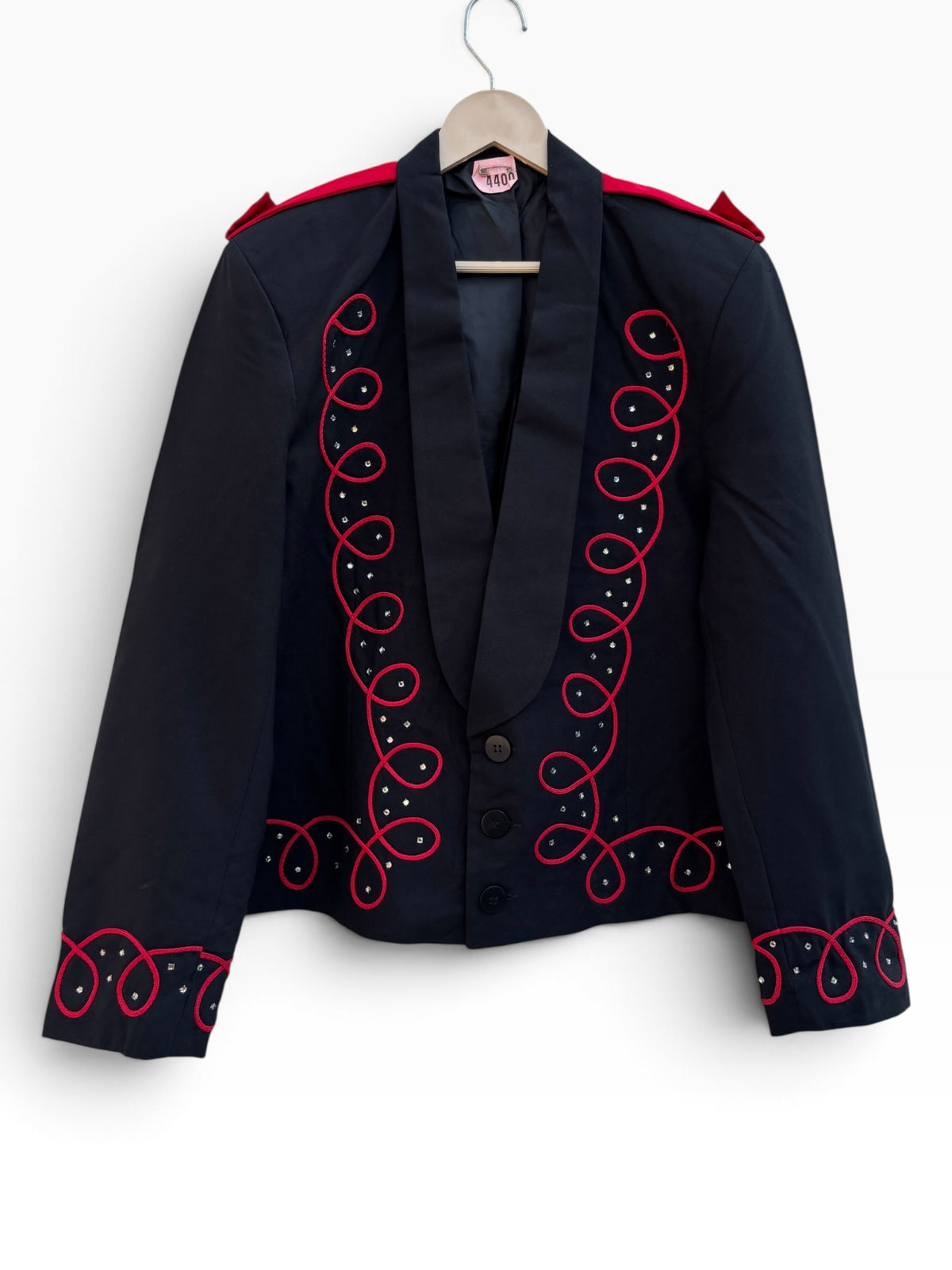 Black Detailed Blazer: 40”