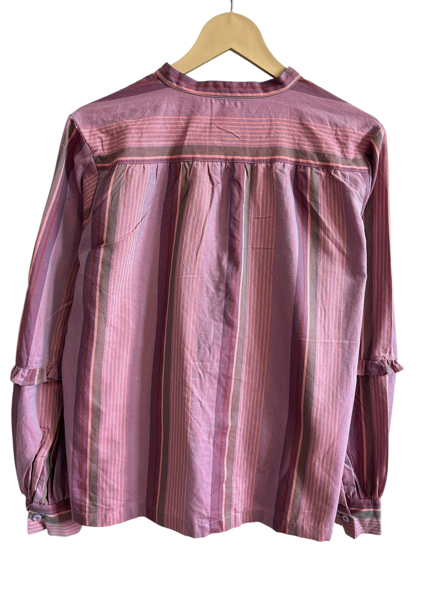 Striped Purple Blouse