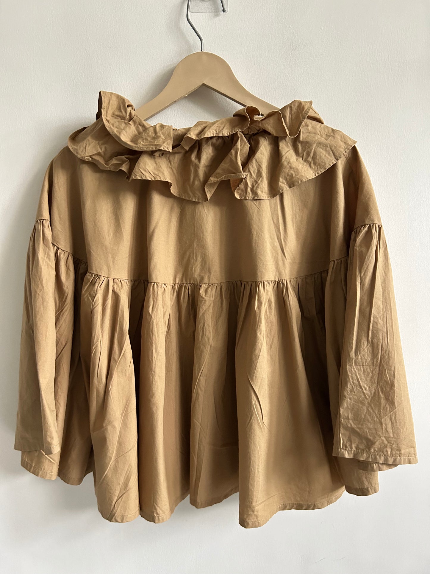 Maeve Ruffle Collar Swing Top