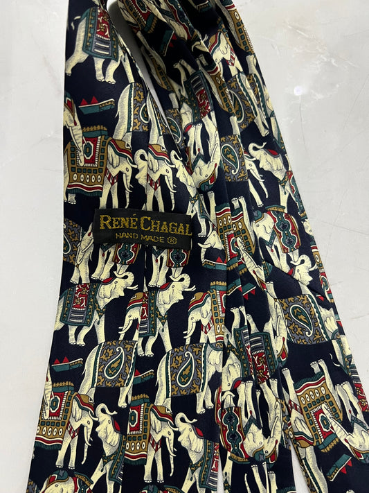Rene Chagal Elephant Tie