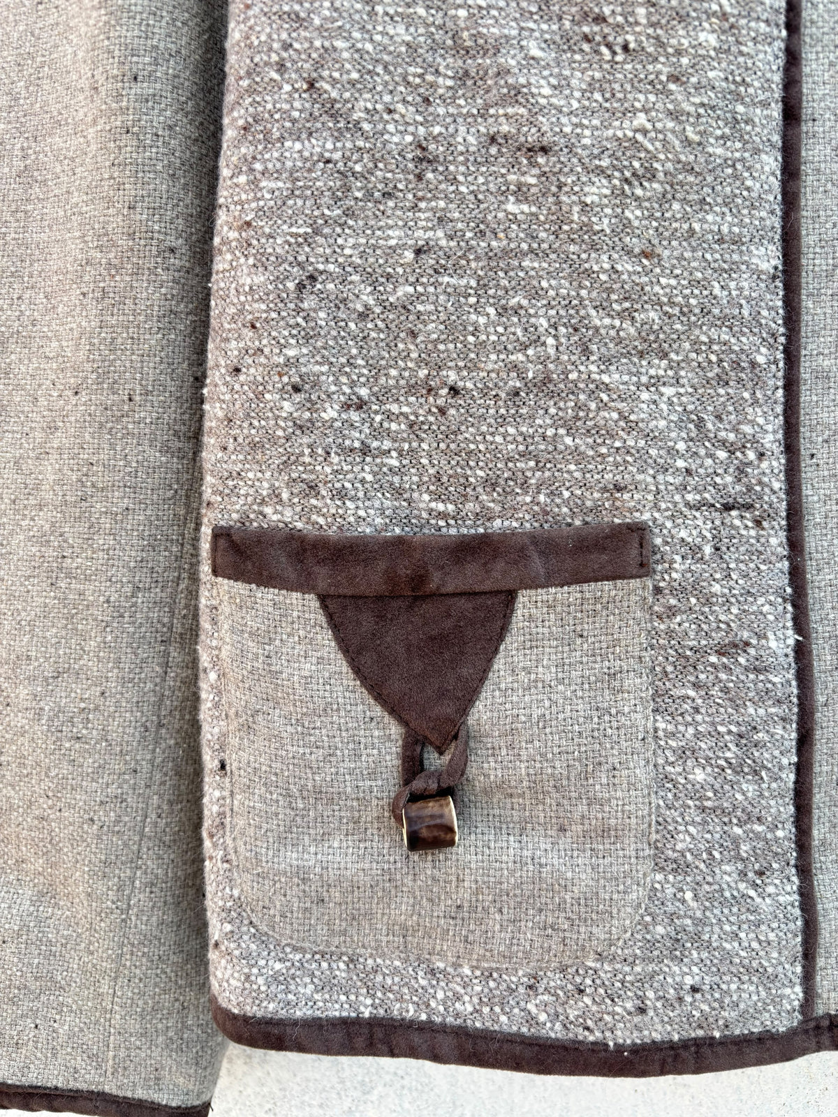 Vintage Brown Jacket: 42”