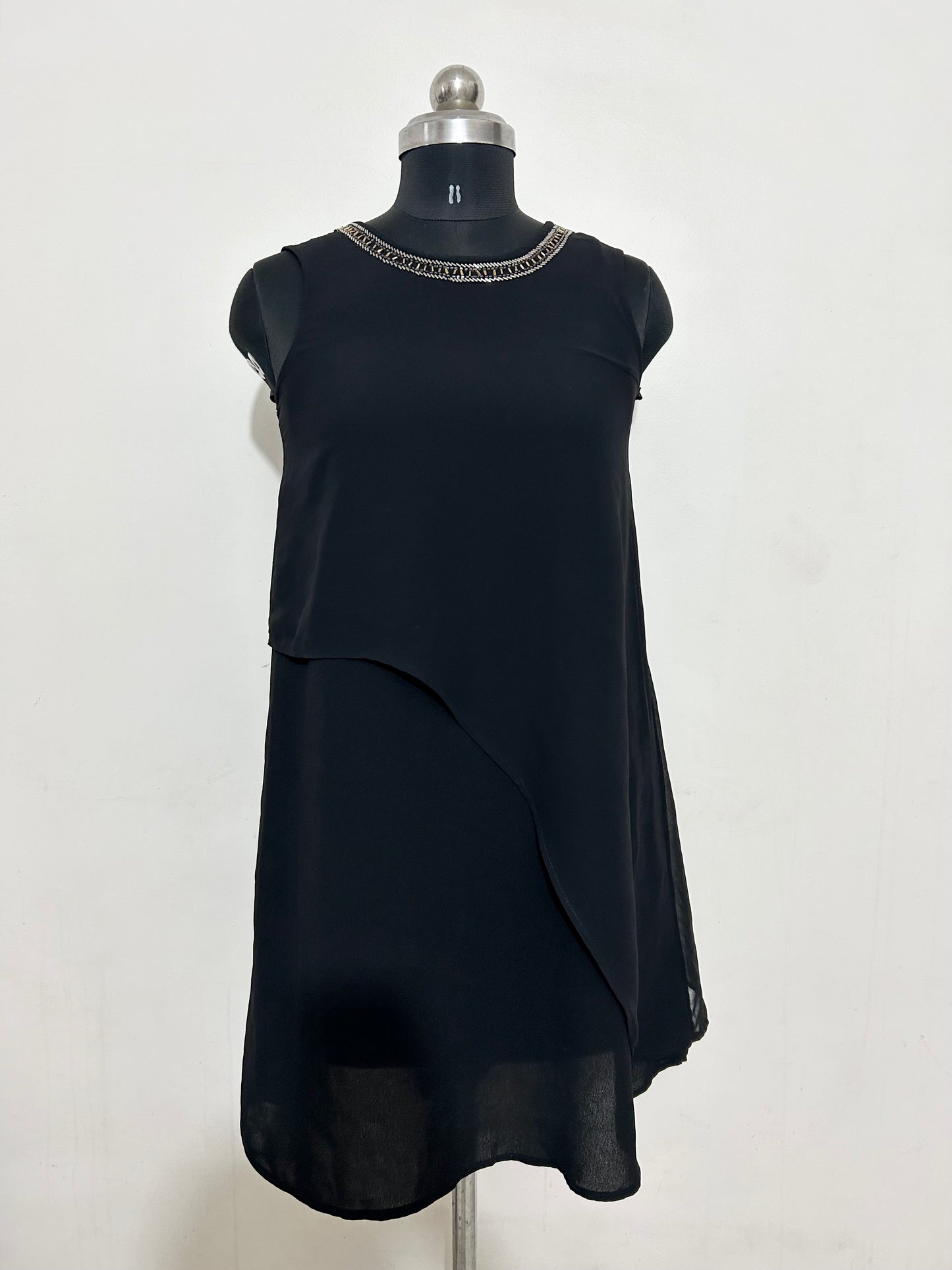 Black Sequinned Dress