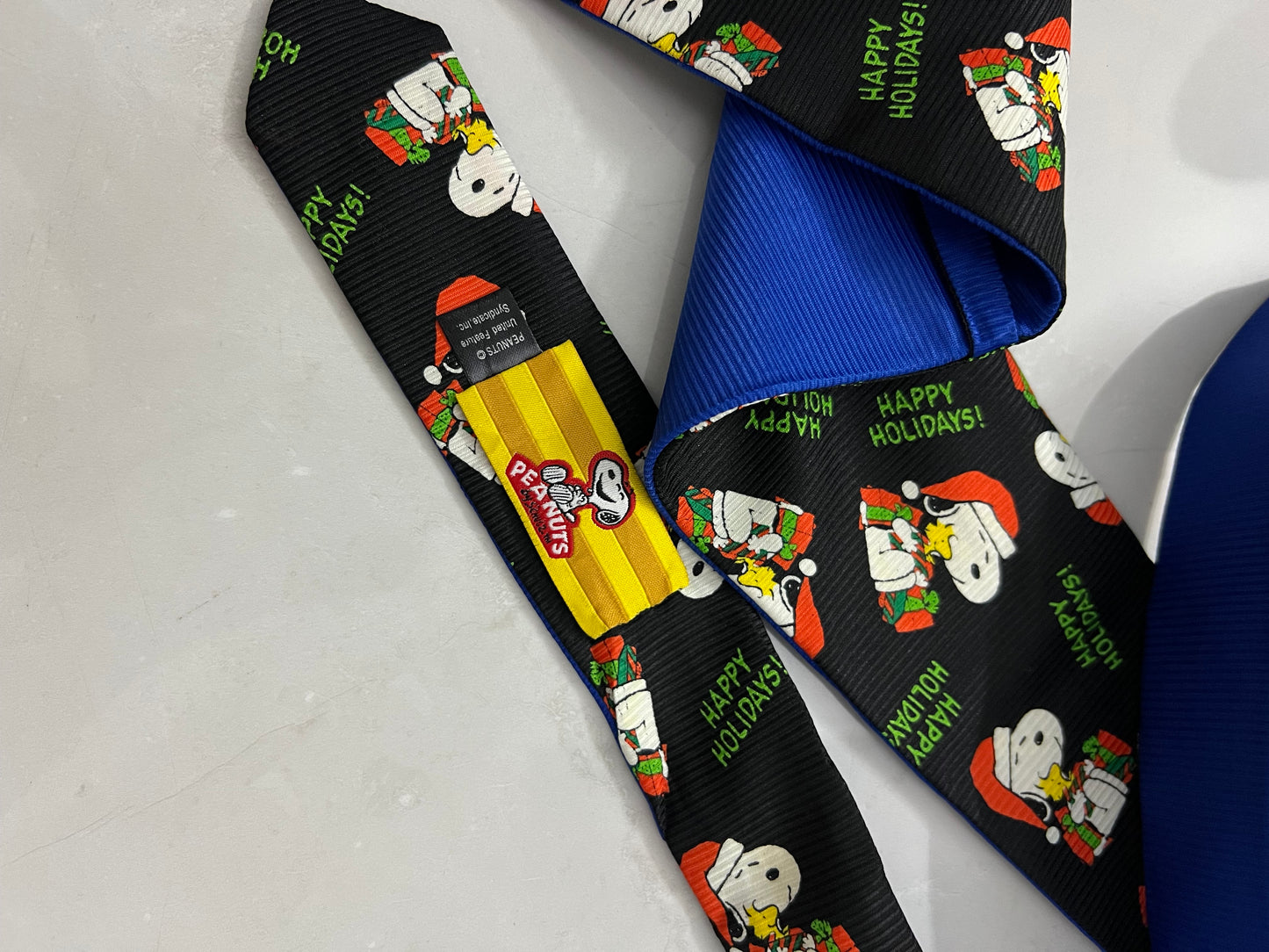 Reversible Peanuts Tie