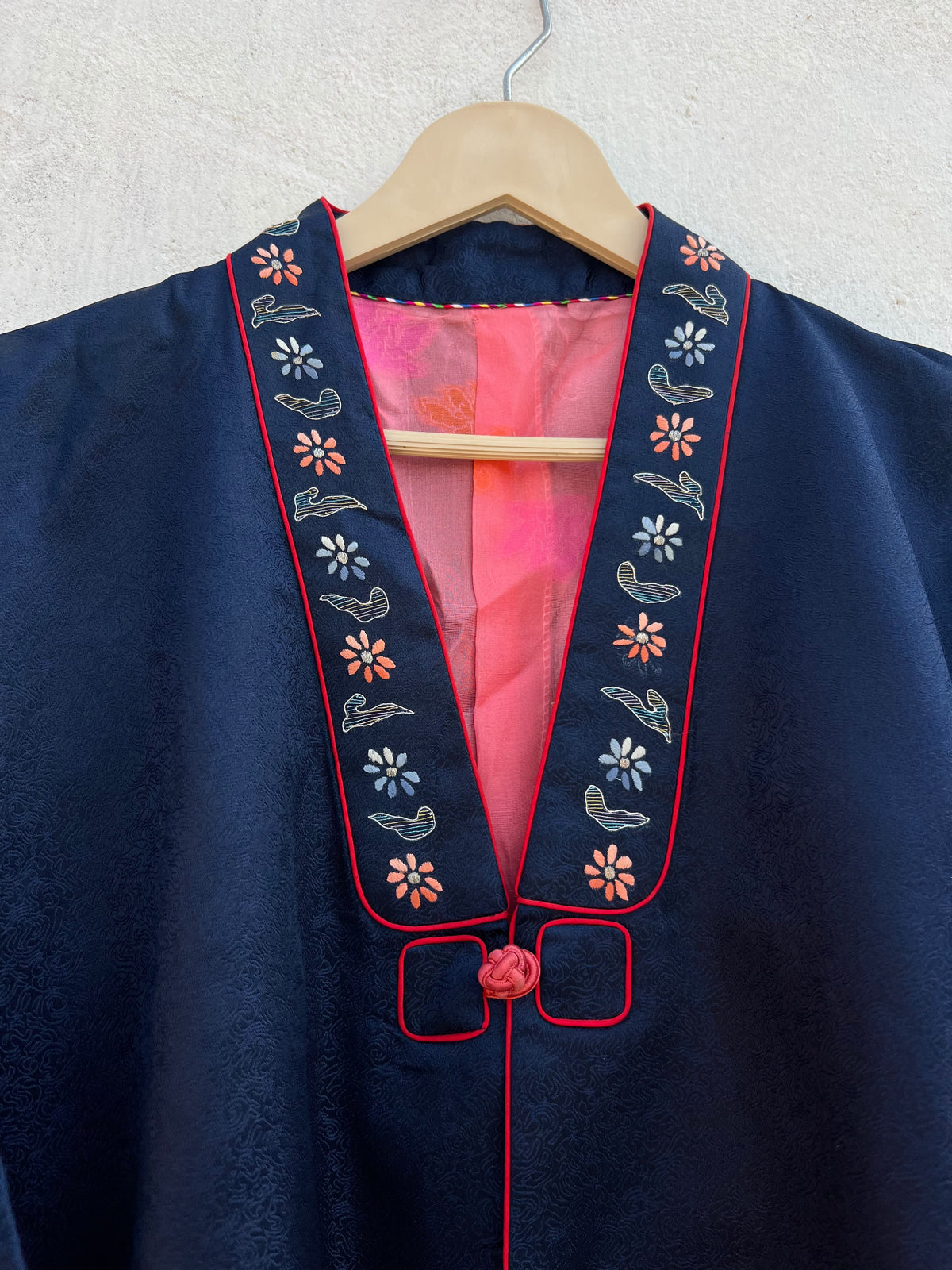 Blue Vintage Jacket: 44”