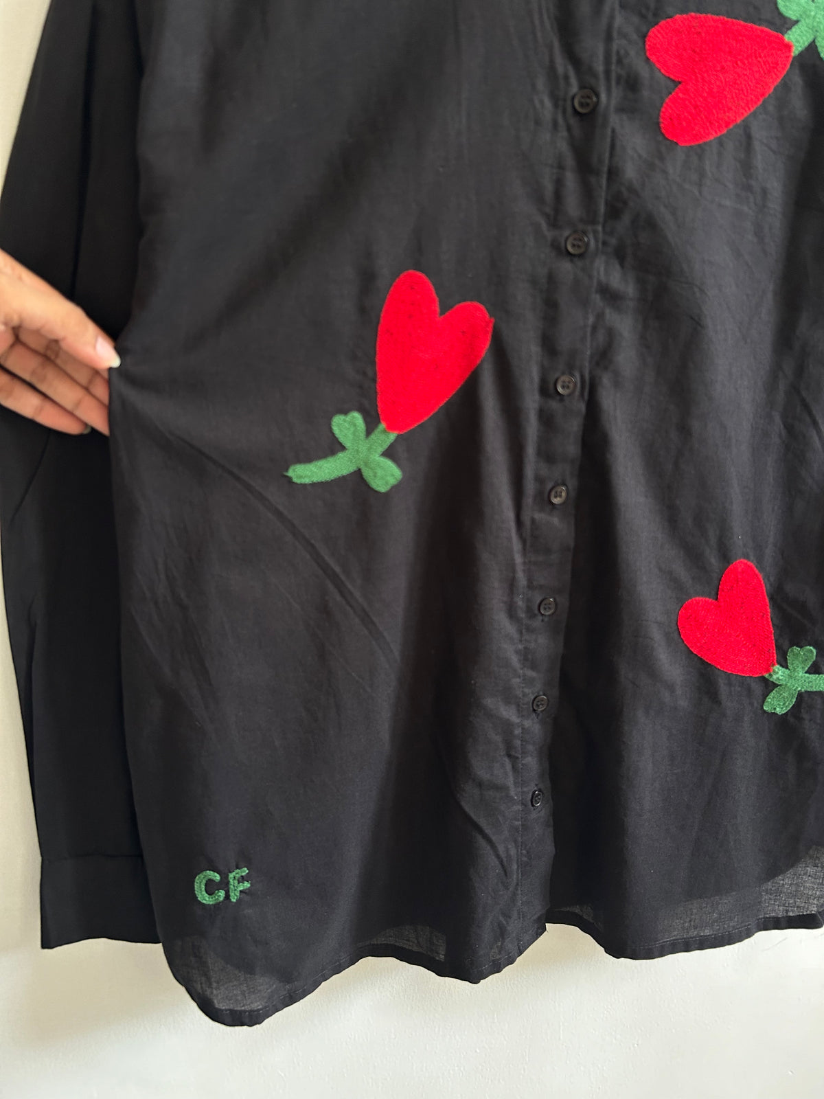 Embroidered Cotton Shirt