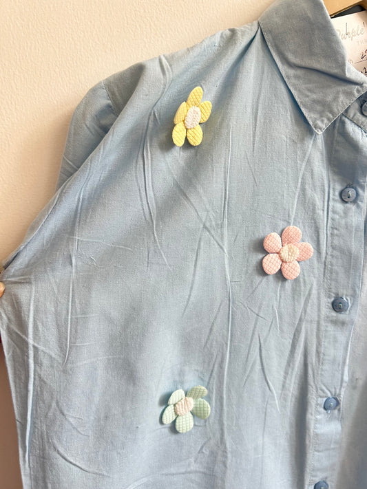 3D Pop Up Floral Shirt