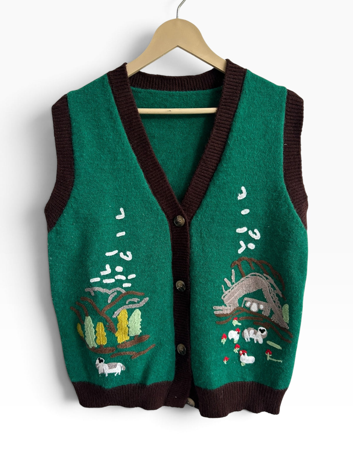 Embroidered Vest: 38”