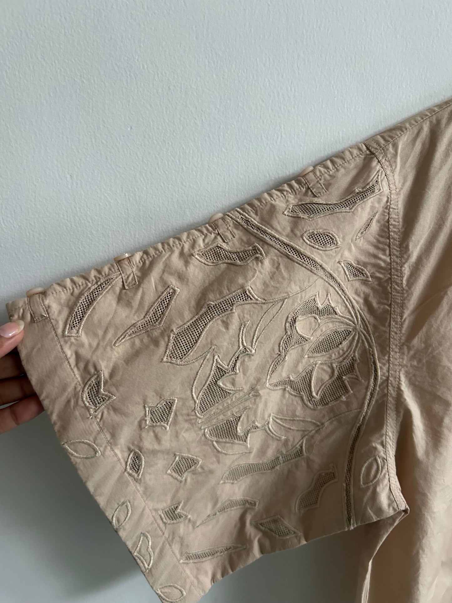 Beige Cotton Top