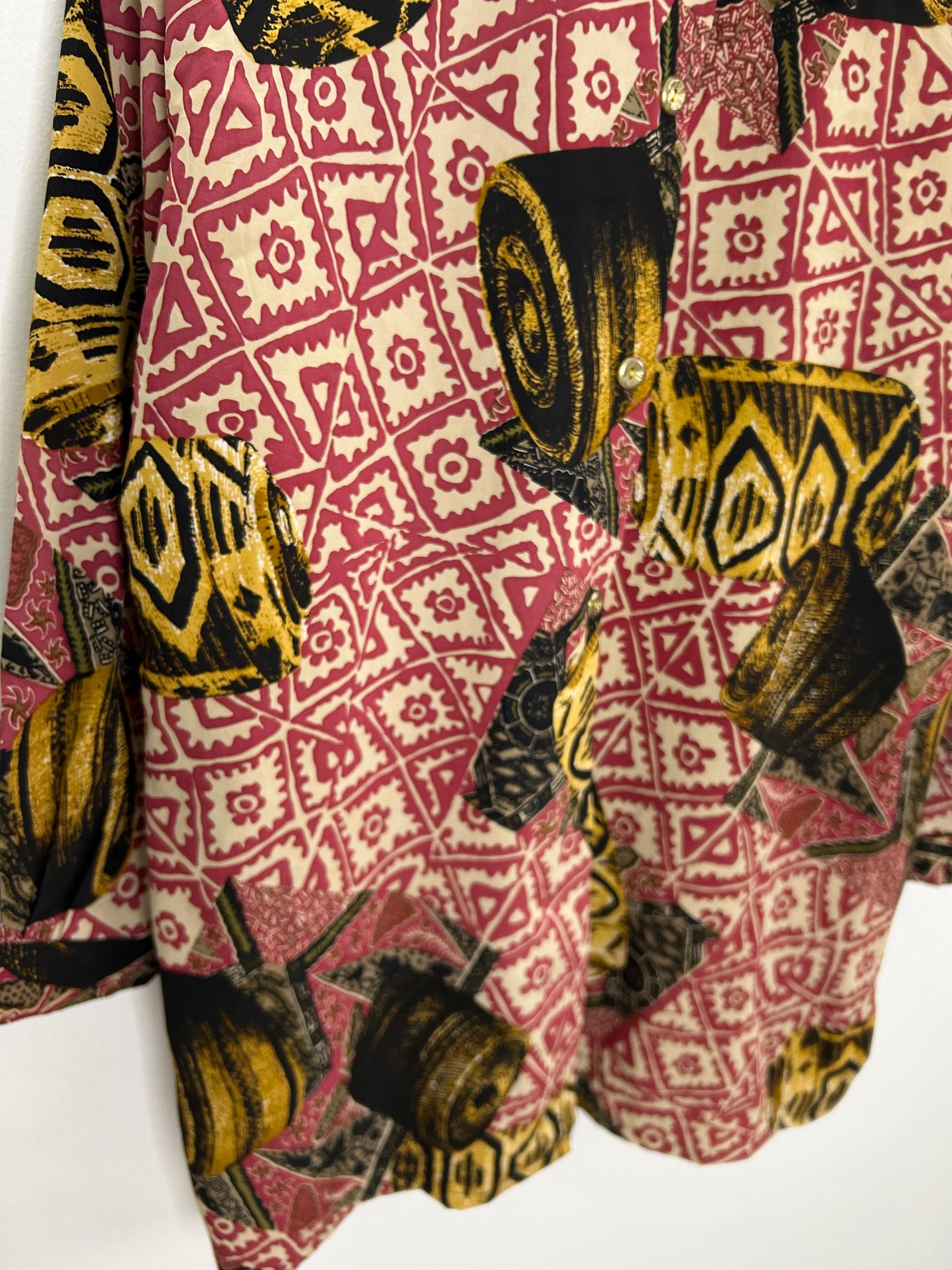 Brown Abstract Shirt