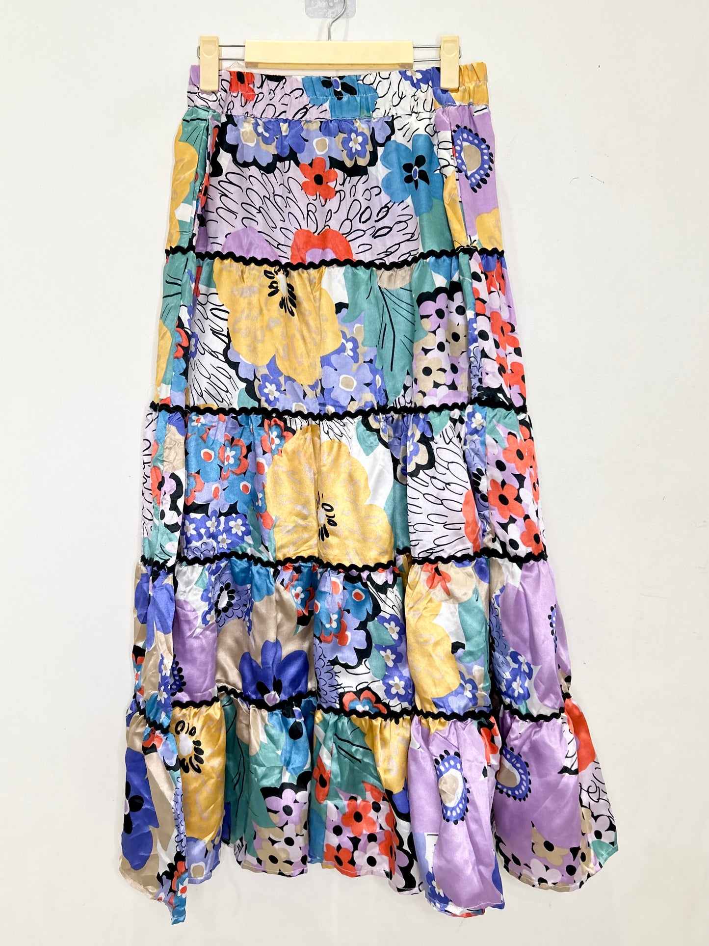 Frilled Floral Skirt