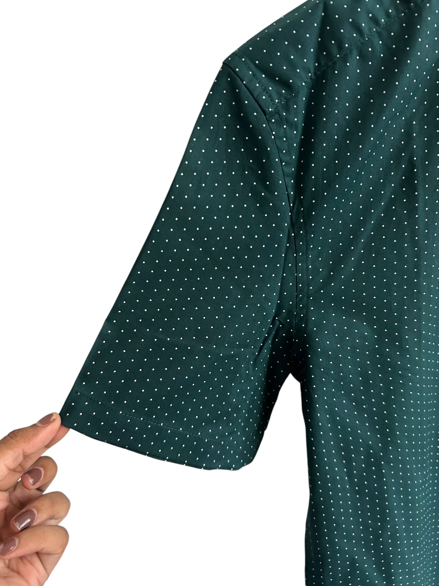 Green Polka Dot Shirt