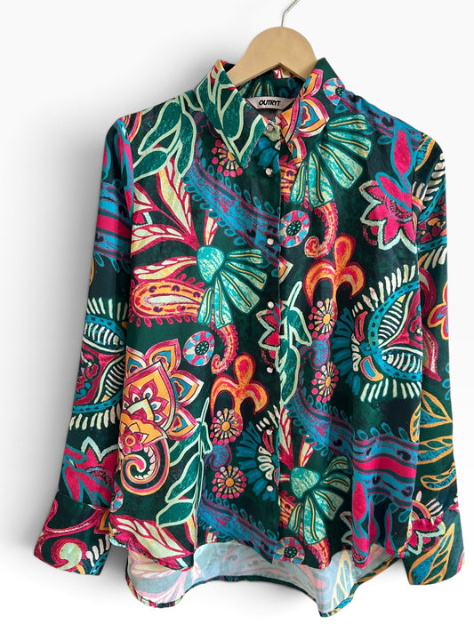 Floral Shirt: 40”