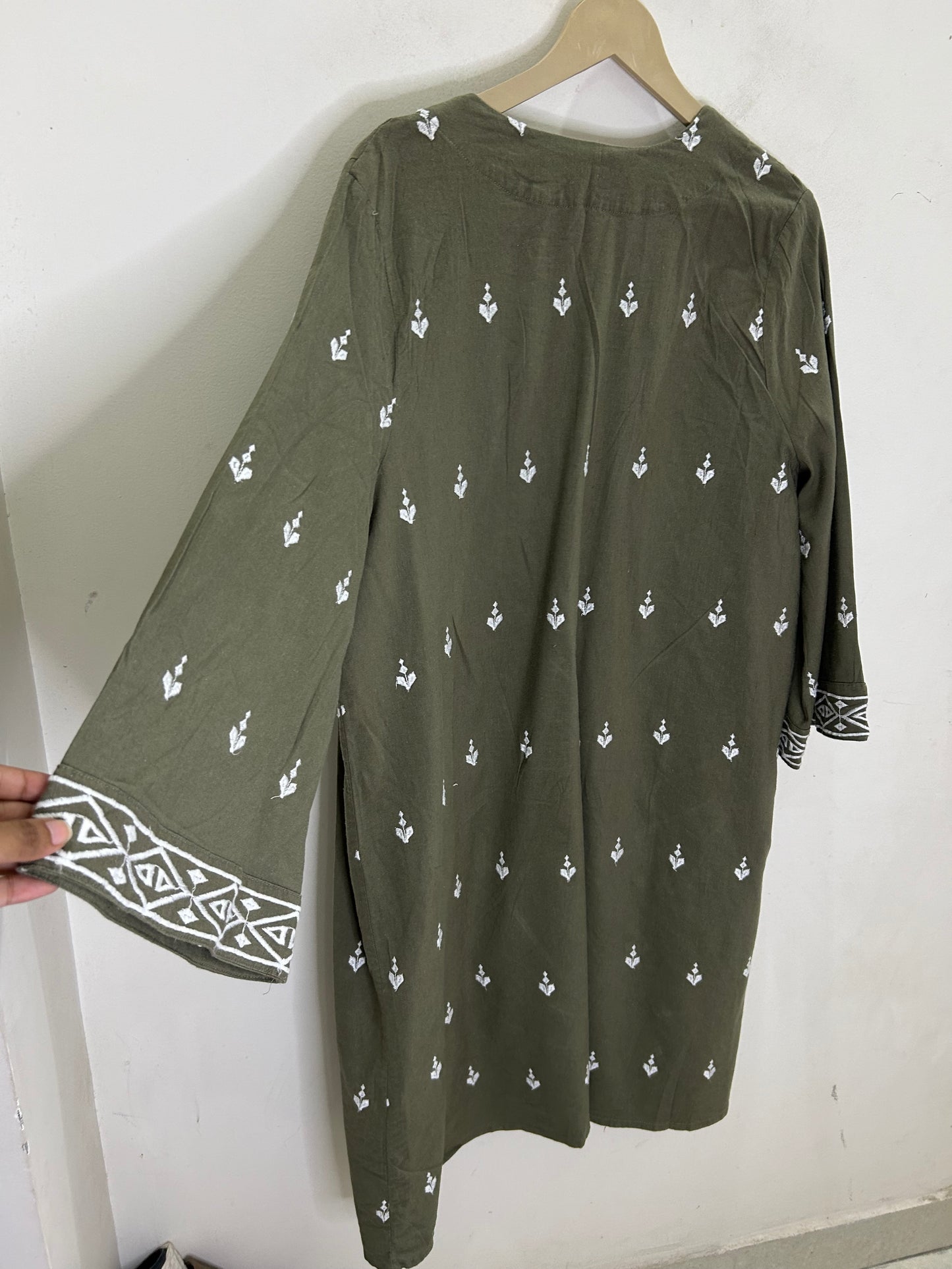 Cotton Embroidered Shrug