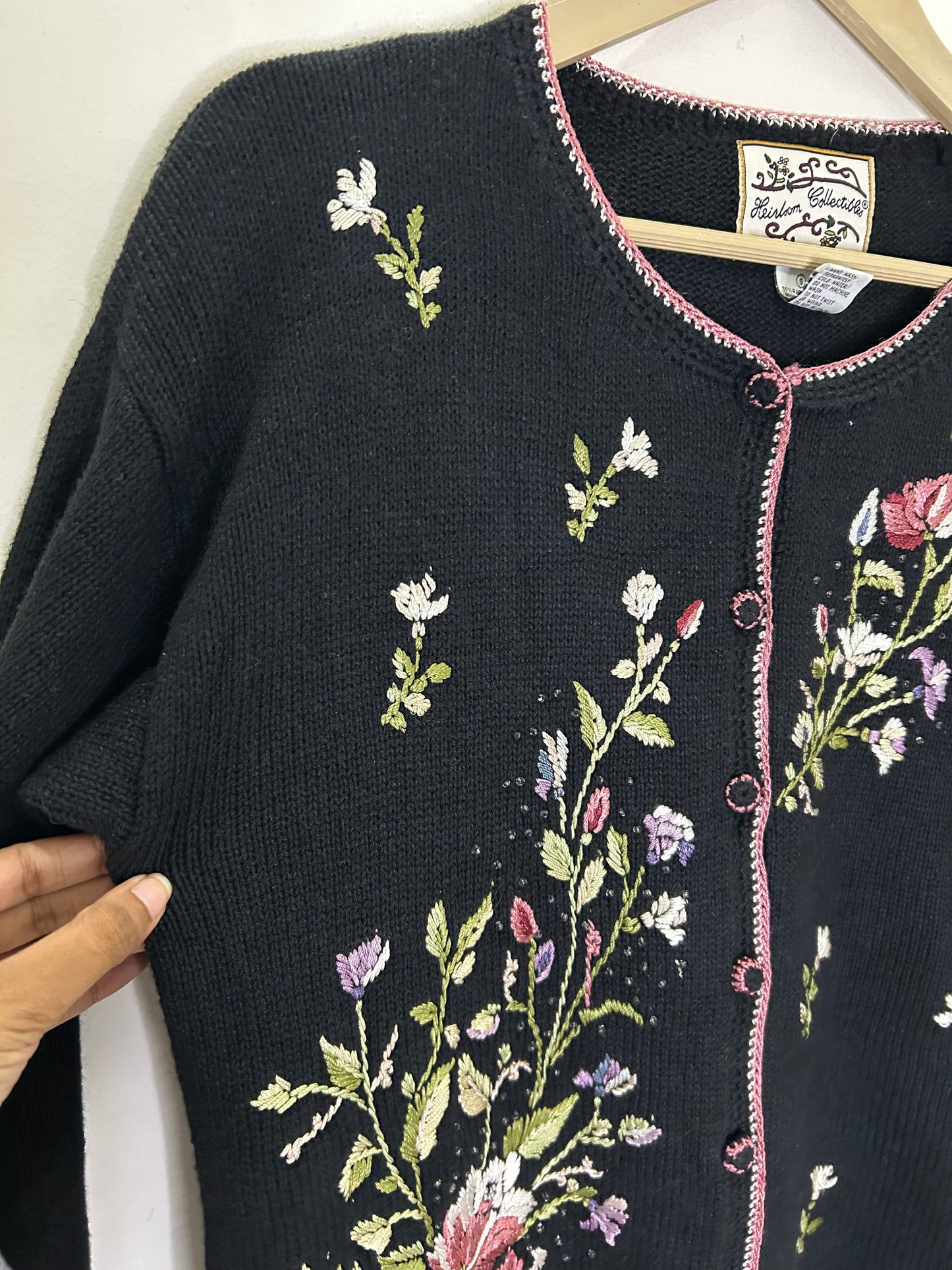 Embroidered Cardigan