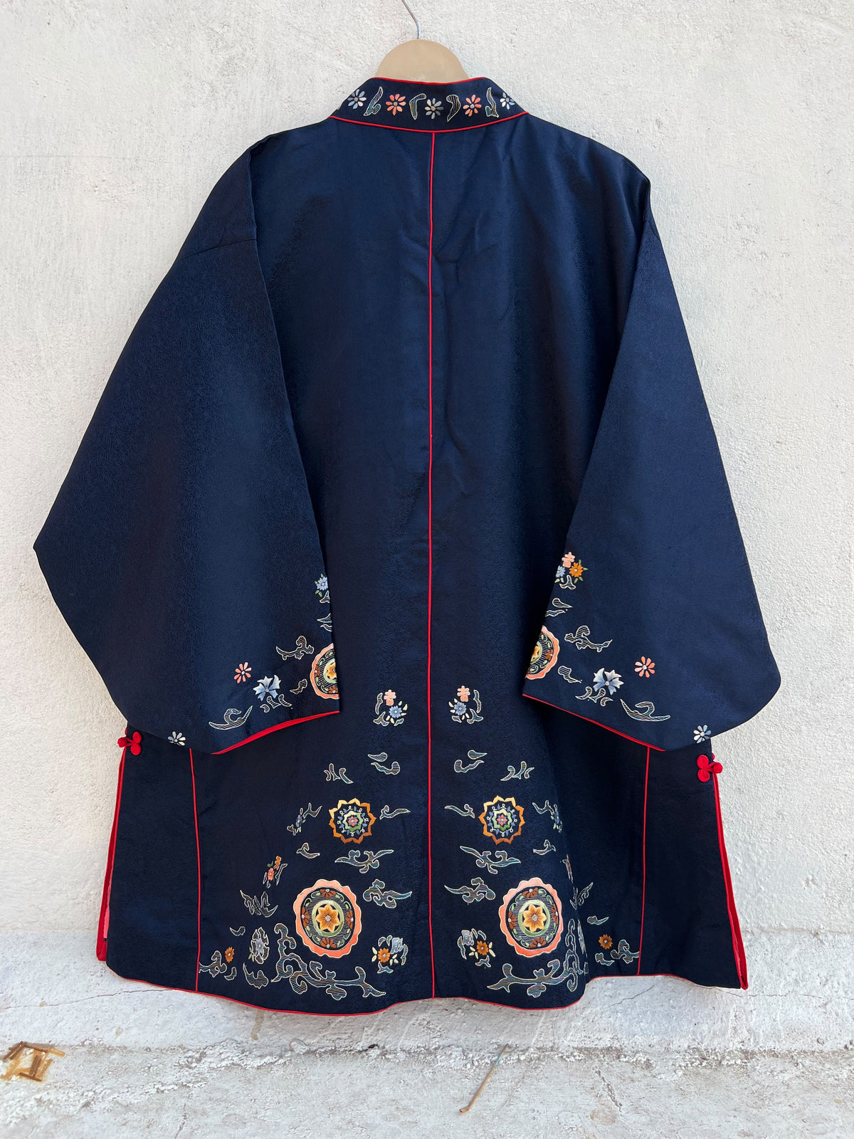 Blue Vintage Jacket: 44”