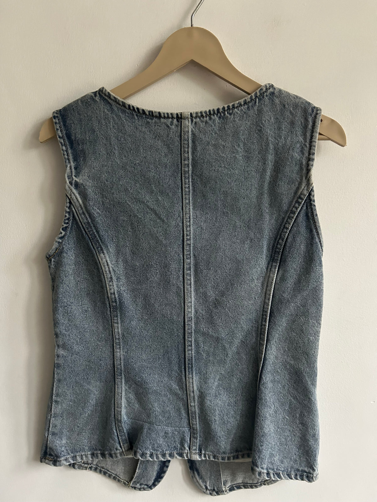 Denim Vest Top: 34”