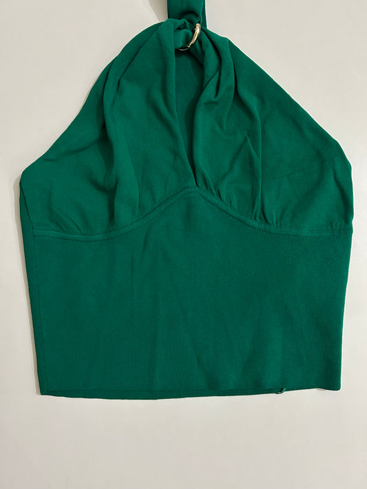 Halterneck Green Top