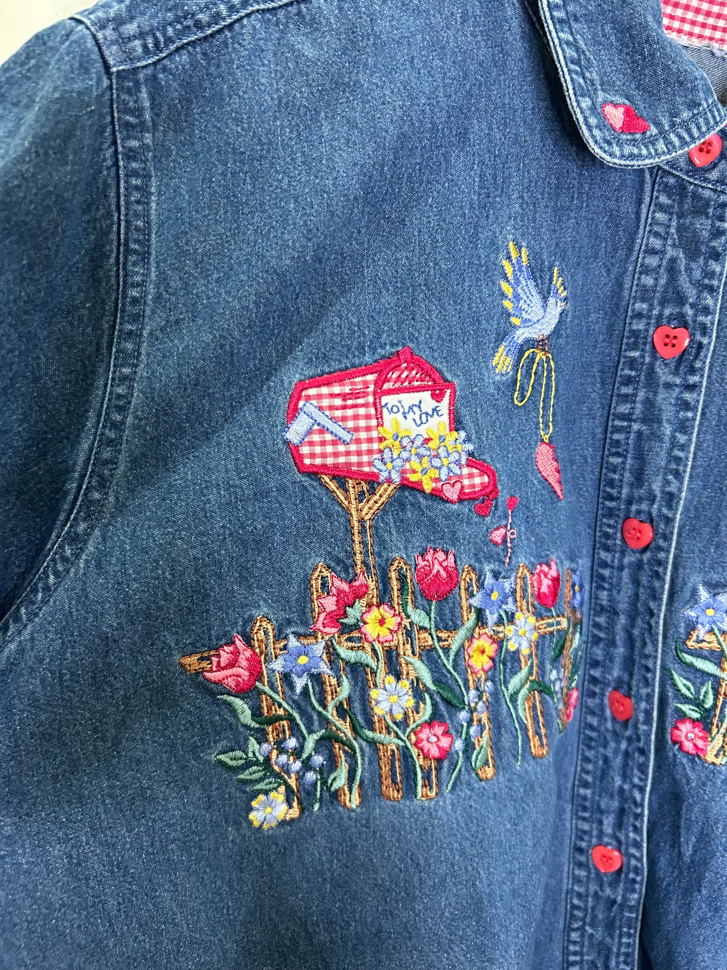 Heart Denim Shirt